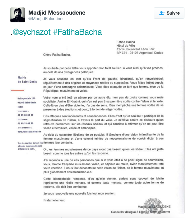 Formule de politesse pour un maire femme