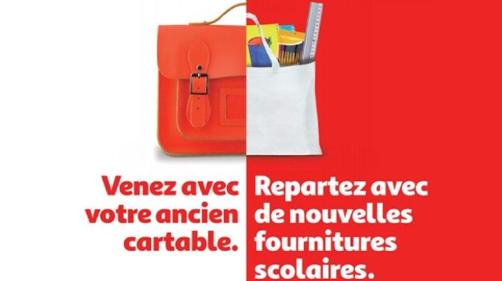 Reprise de cartable super u