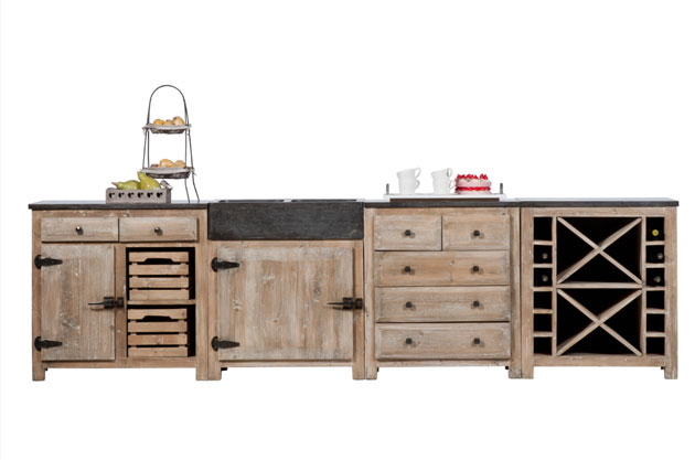 Meuble de cuisine independant en bois