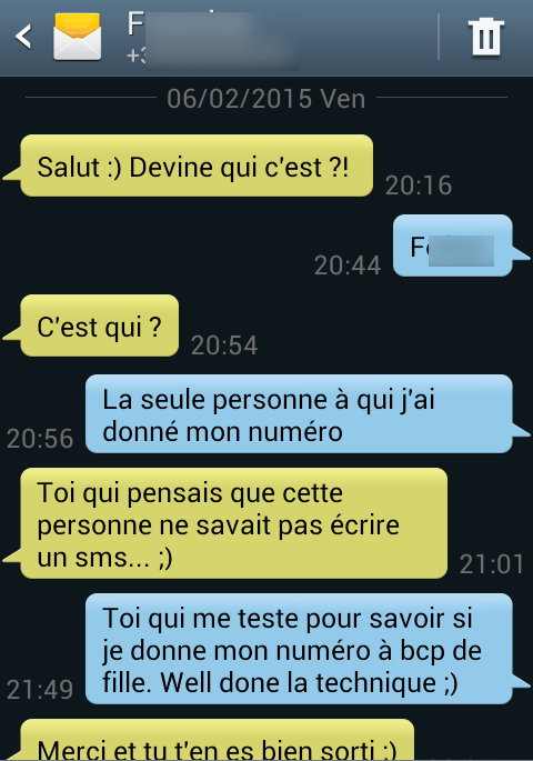 Comment faire rire une fille par sms