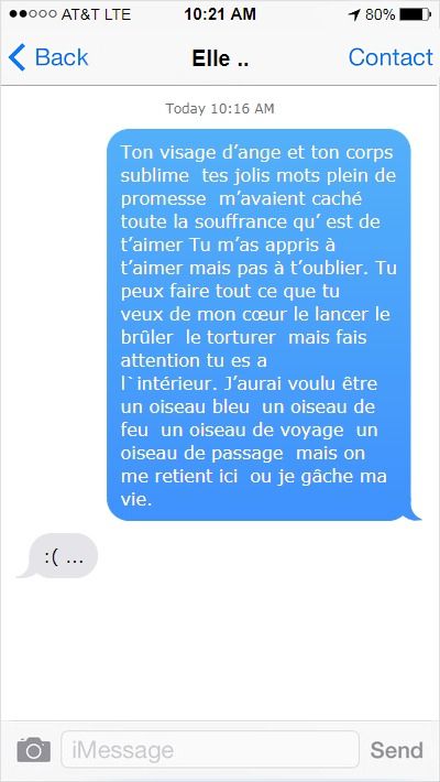 Beau et long texte pour son amoureux