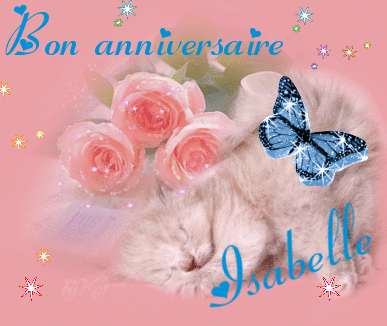 Bonne fete isabelle gif