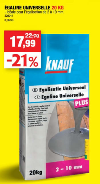 Knauf egaline universelle plus