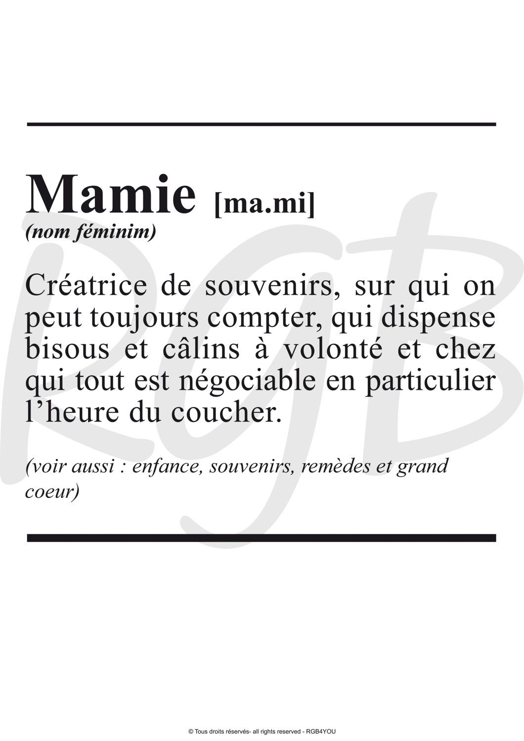 Poeme pour marraine extraordinaire