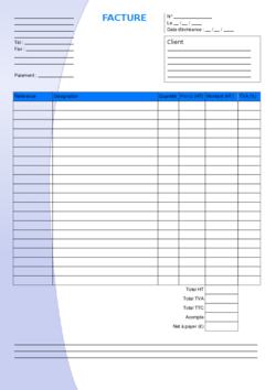 Exemple facture vente voiture professionnel