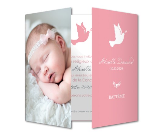 Planet cards faire part bapteme