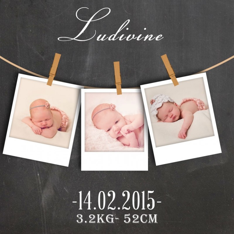 Faire part de naissance électronique