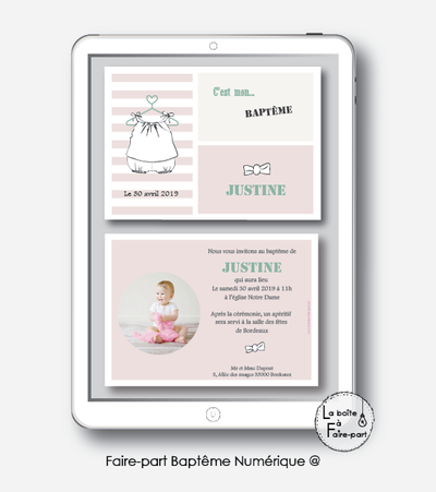 Faire part liberty garcon