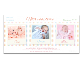 Texte bapteme jumeaux