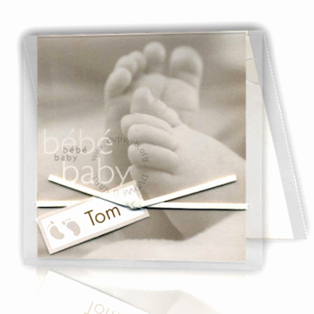 Faire part naissance vintage pas cher