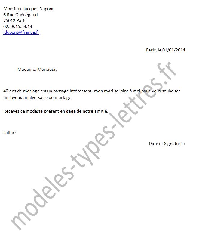 Formule politesse mariage felicitation