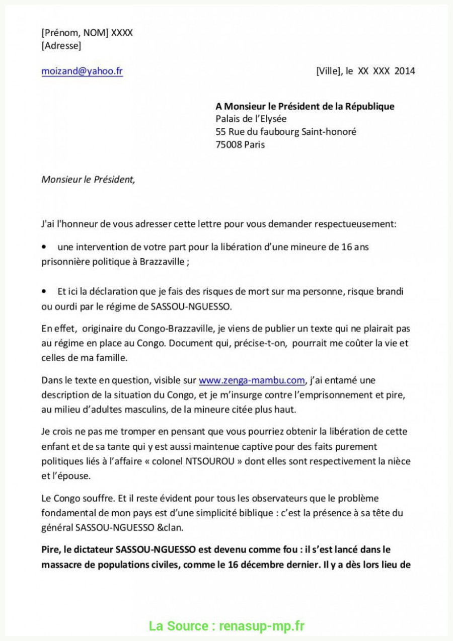 Formule politesse procureur