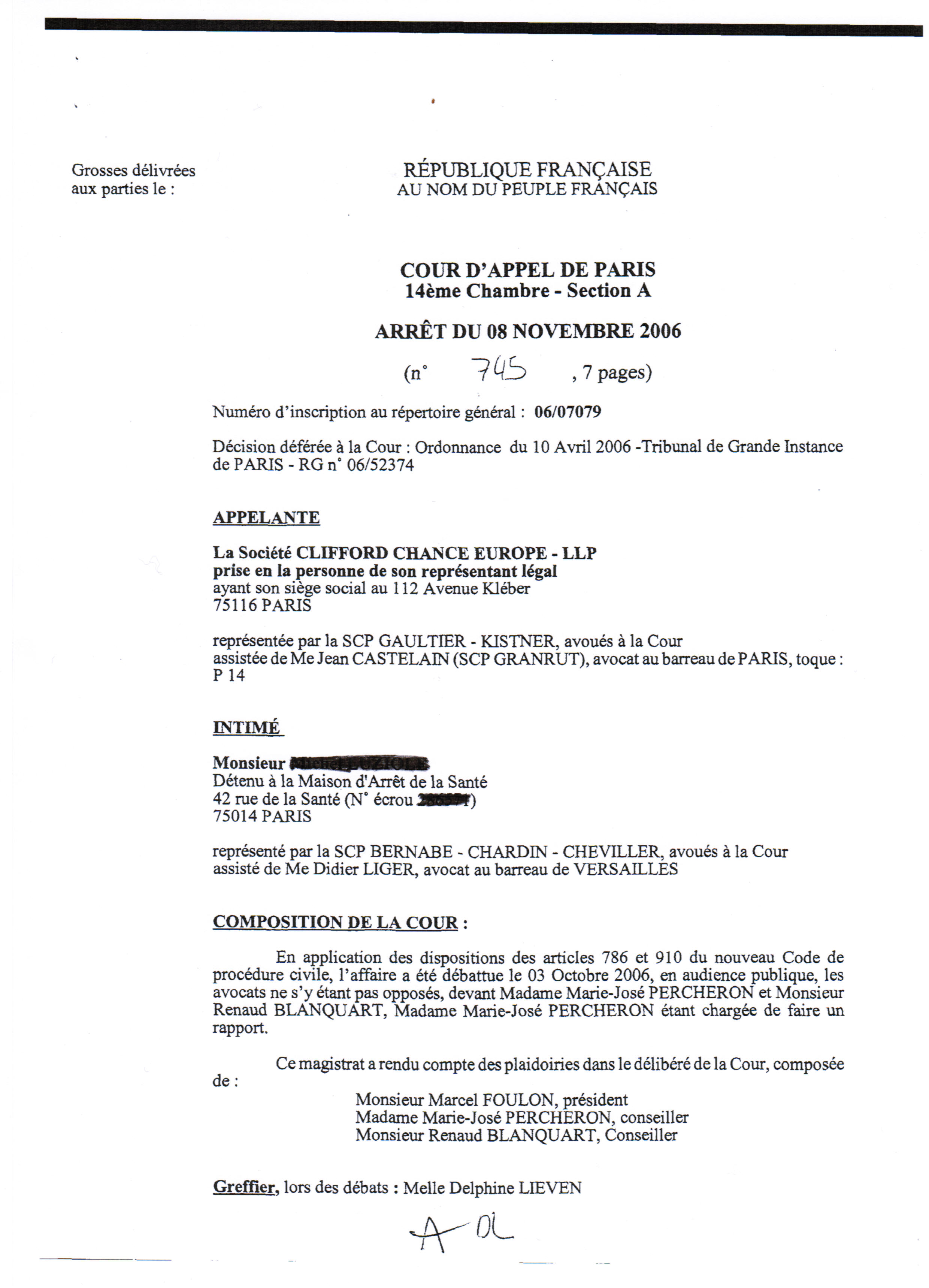 Formule de politesse lettre a un juge