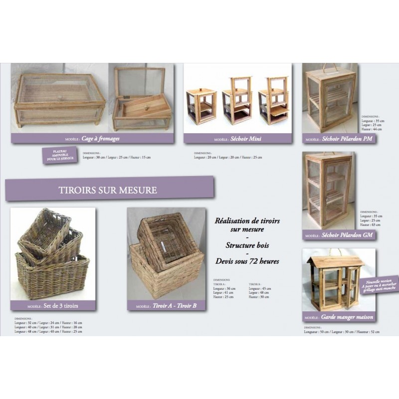 Cage a fromage en bois