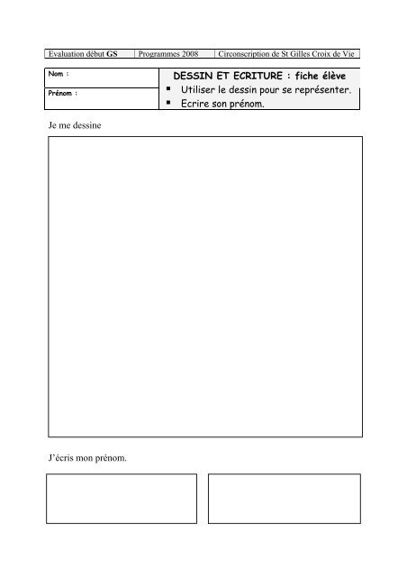 Je dessine mon prénom