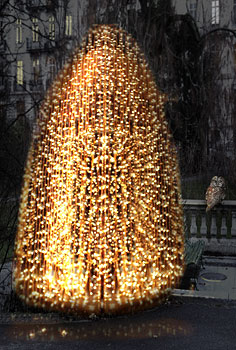 Guirlande lumineuse sans électricité