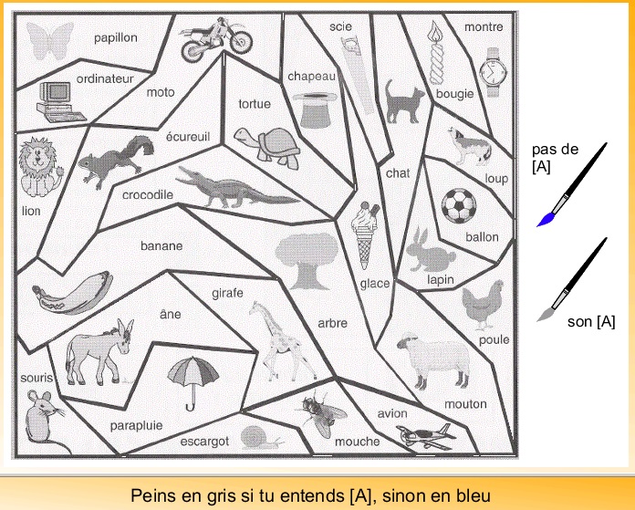Coloriage magique phonologie