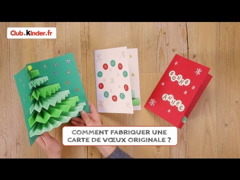Carte noel originale fabriquer