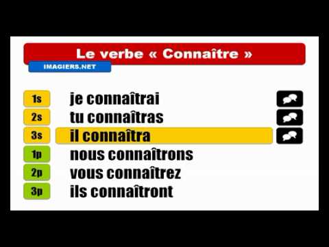 Verbe connaître au futur