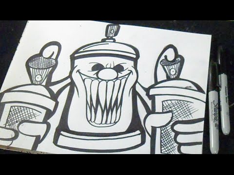 Dessin graffiti facile