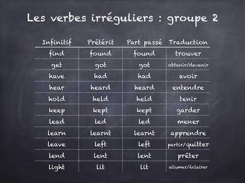 Show verbe irrégulier