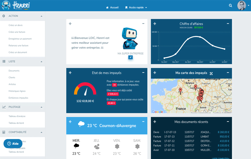 Free devis facture avis