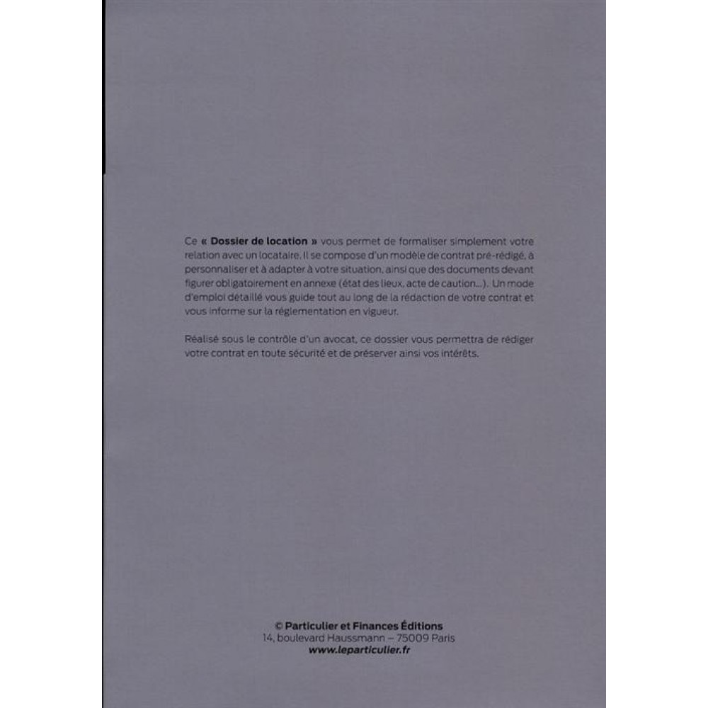 Particulier et finances editions