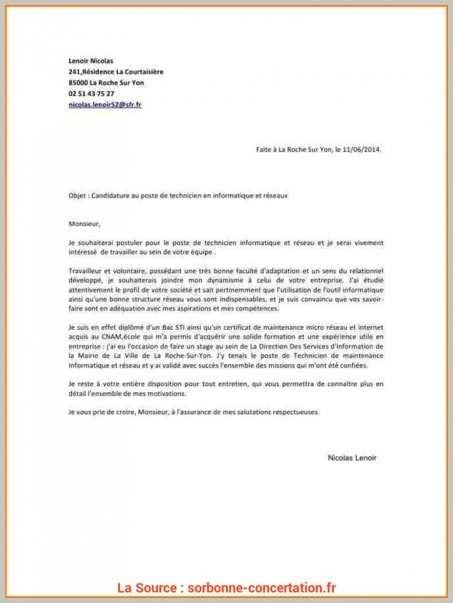 Lettre de motivation secrétaire mairie