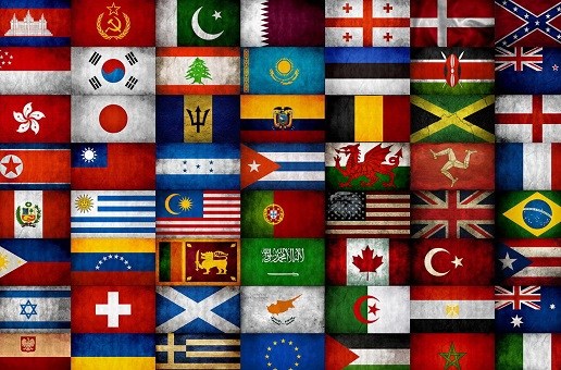 Drapeaux pays anglophones à imprimer