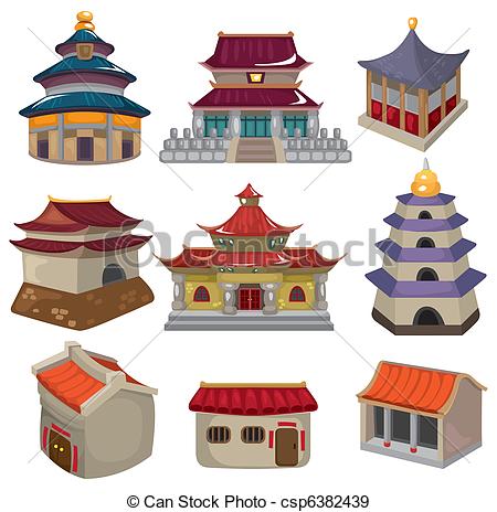 Dessin maison chinoise