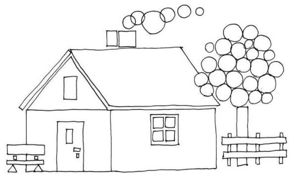 Image de maison a imprimer