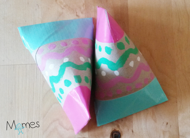 Fabrication de maracas avec rouleau papier toilette