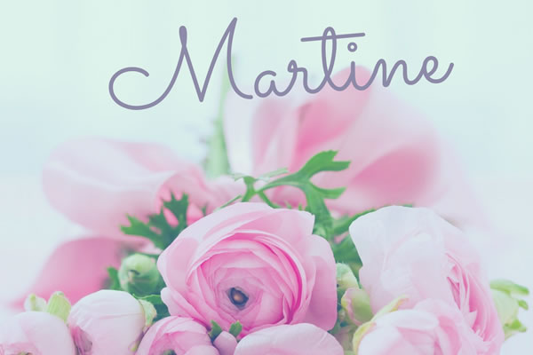 Image bonne fête martine