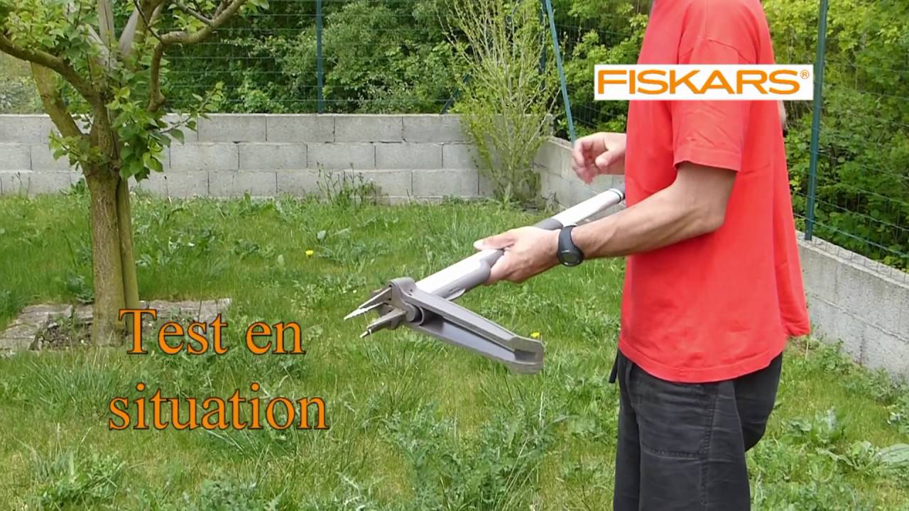 Desherbeur fiskars telescopique castorama
