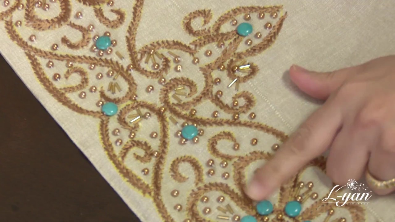 La broderie a la main algerien