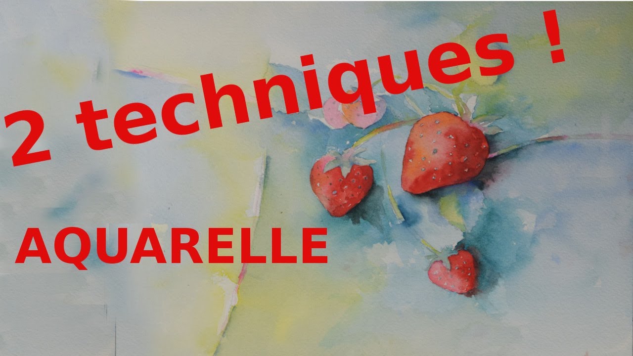 Tutoriel aquarelle débutant