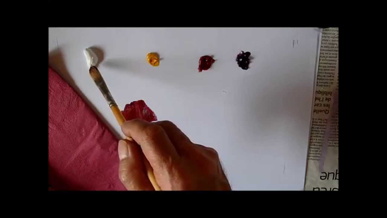 Comment obtenir couleur grenat peinture