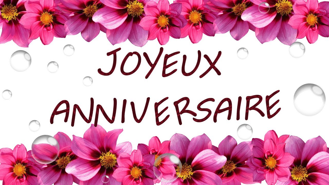 Image joyeux anniversaire