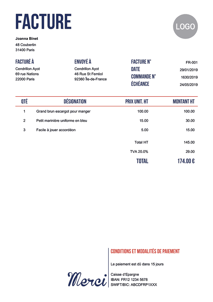 Différence entre devis et facture proforma