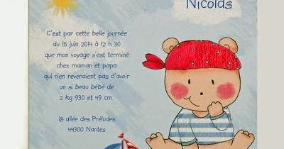 Felicitation bapteme civil