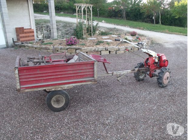Remorque motoculteur staub occasion