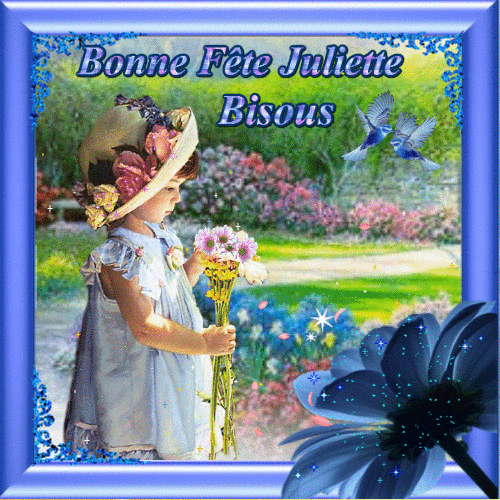 Carte bonne fête juliette
