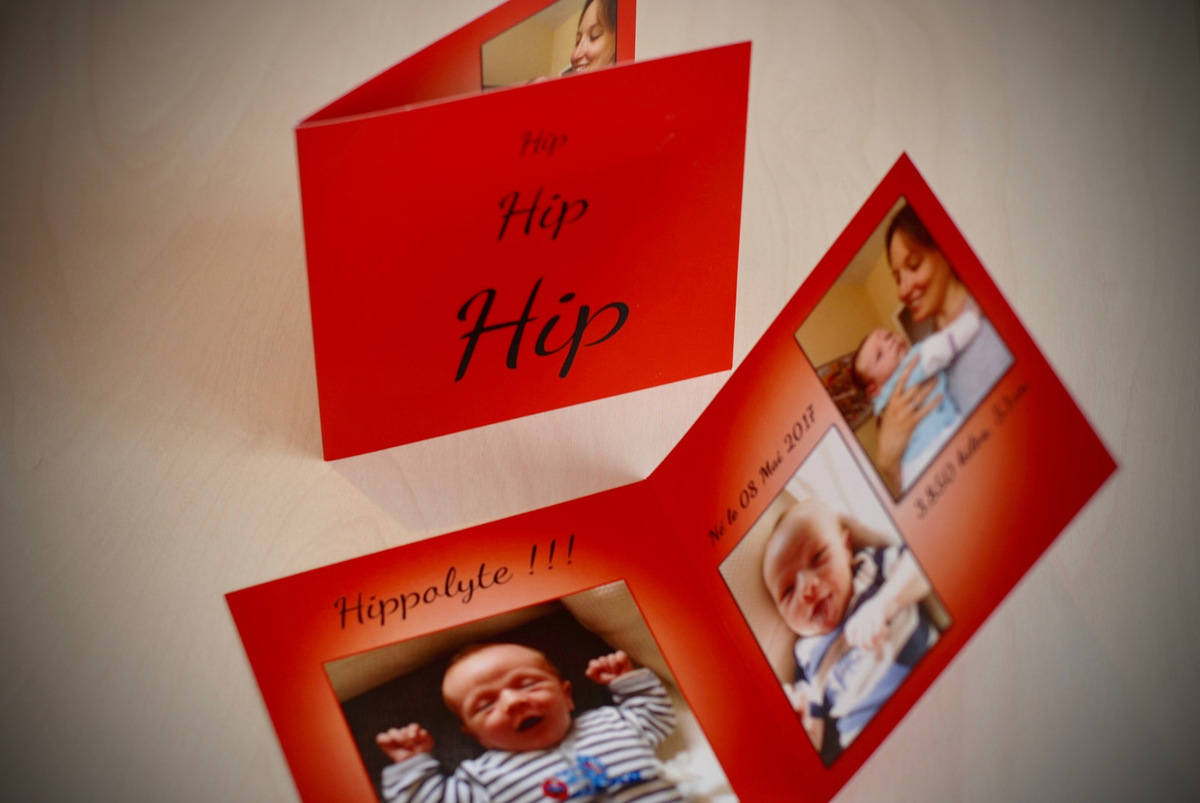 Faire part naissance pompier