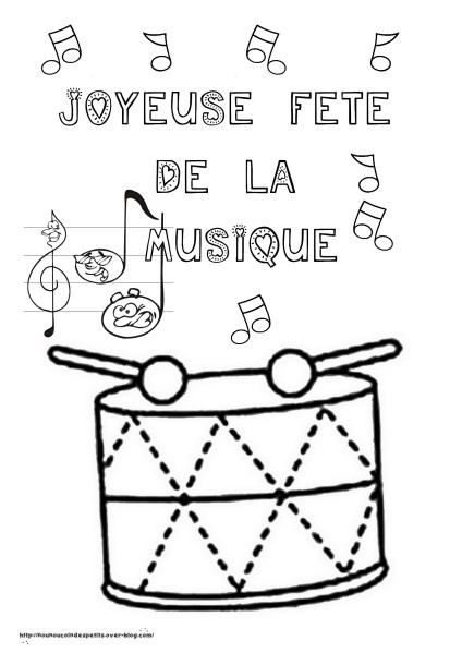 Dessin de musique facile