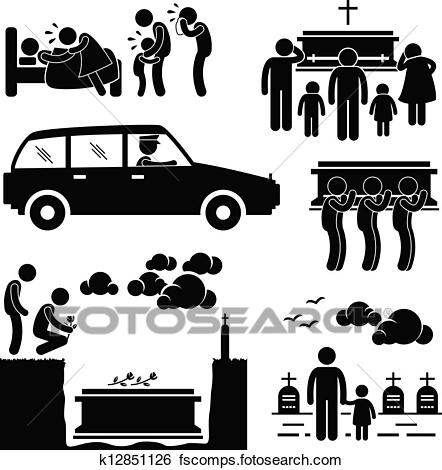 Clipart enterrement