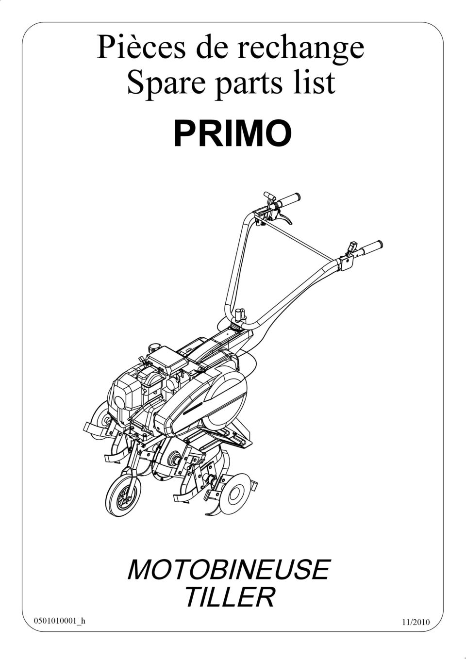 Motobineuse tiller s1