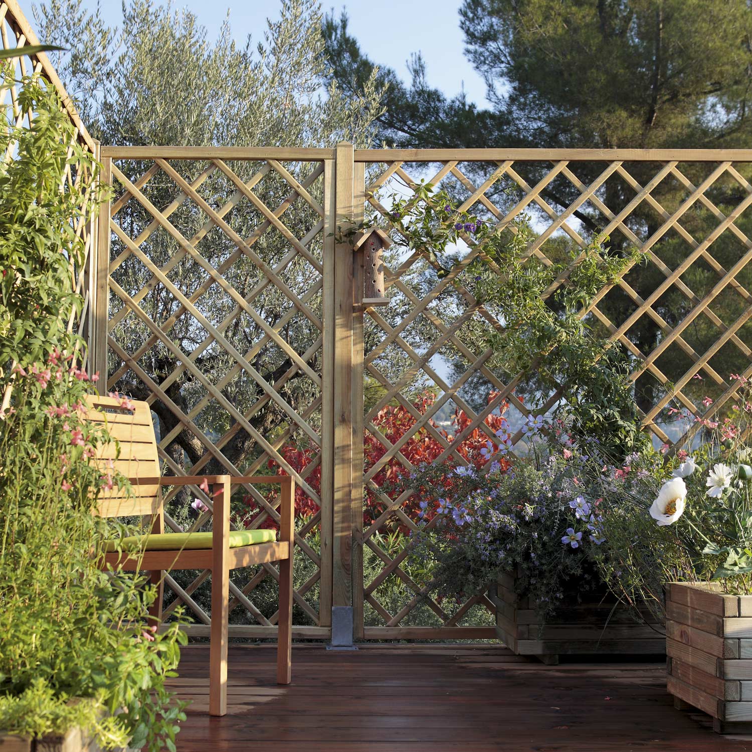 Leroy merlin jardiniere treillis