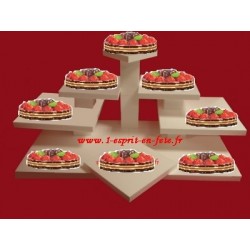 Deco en polystyrene pour buffet