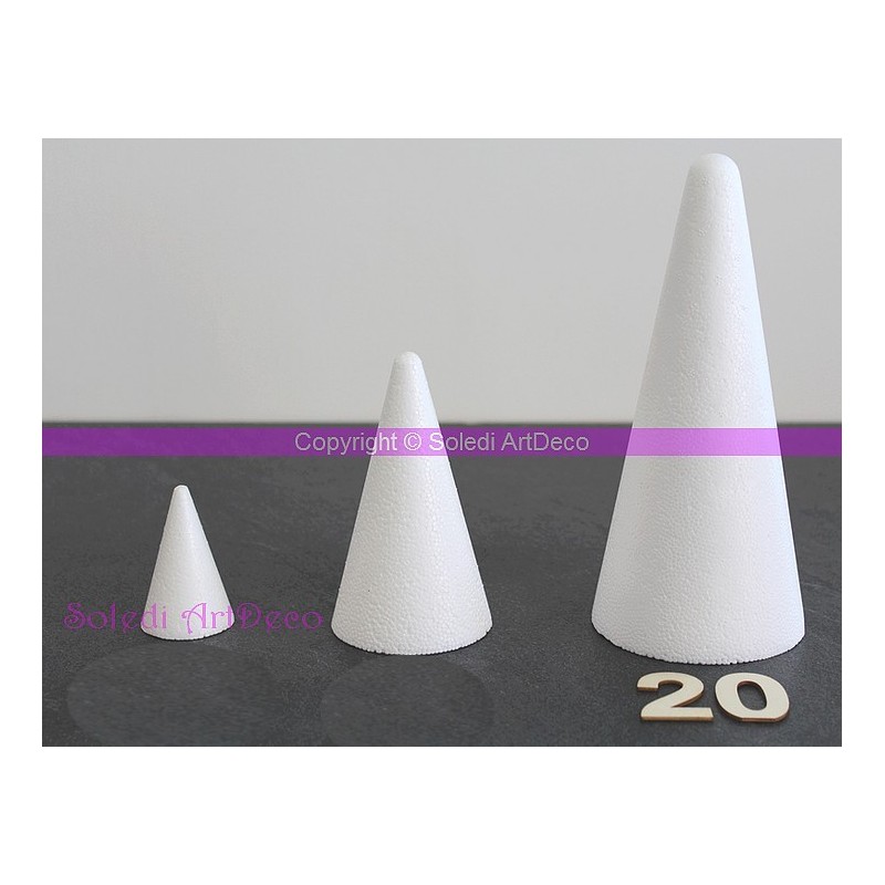 Cone polystyrene alimentaire
