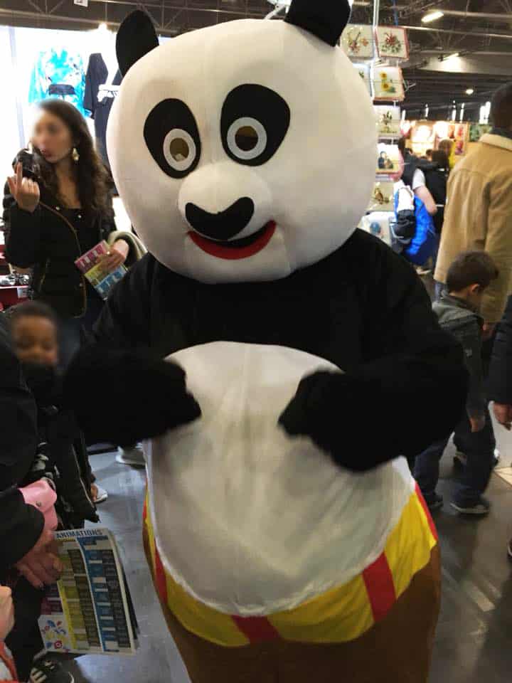 Deguisement panda fait maison - tout degorgement
